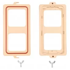 IPhone 15 Plus LCD-ekraaniga välimise klaasi objektiivi positsioneerimissurvehoidev vorm